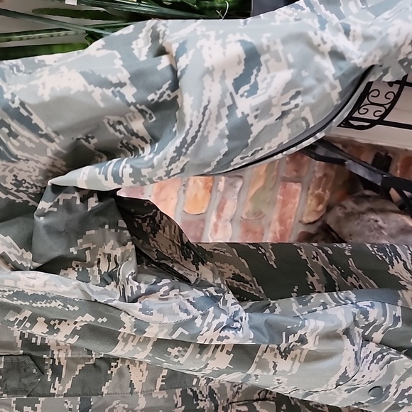 Orc Industries Inc. ACU "Improved Rainsuit" Zipup Parka Jacket No Liner Sz M - Picture 12 of 16